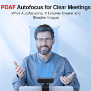 EMEET NOVA 4K Webcam for PC, Ultra 4K HD, PDAF Autofocus, Dual Omni Mics