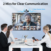 EMEET NOVA 4K Webcam for PC, Ultra 4K HD, PDAF Autofocus, Dual Omni Mics
