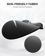Mouse Pad with Wrist Rest for Desktop Large Ergonomic Mouse Mat(Black)