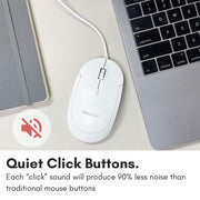 Macally USB Type C Mouse - Slim & Compact Design - USB C Mouse for MacBook Pro iMac PC etc. - Simple 3 Button & Scroll Wheel Layout with DPI Switch - Comfortable Plug & Play Apple Wired Mouse USBC