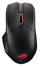 ASUS ROG Spatha X Wireless Gaming Mouse – MMO/MOBA Design, 12 Programmable Buttons, Right-Handed, 168g, Dual-Mode (Wired/2.4GHz), 19K DPI, up to 67Hr Battery, Magnetic Charging Dock, PC/Mac Support