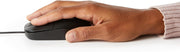 Amazon Basics 3-Button USB Wired Mouse with Responsive Tracking, Plug & Play, Compatible with Windows and Mac, Black