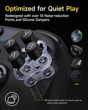 EasySMX X05Pro Wireless Gaming Controller for PC, Switch, Android/iOS