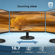 Philips 22 Inch Computer Monitor FHD 100Hz VA VESA Flicker-Free, 221V8LB