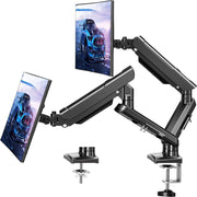 Dual Monitor Arm Desk Mount Fits Max 32 inch Screens, Holds 4.4 to 19.8lbs