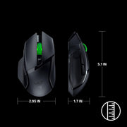 Razer Basilisk V3 X HyperSpeed Customizable Wireless Gaming Mouse, Black