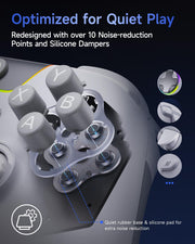 EasySMX X05Pro Wireless Gaming Controller for PC, Switch, Android/iOS