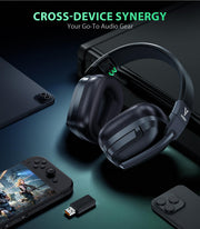 Vakedy Wired Gaming Headset for Xbox,PS5,PS4,PC,Switch, RGB 50mm Drivers