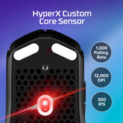 HyperX Pulsefire Haste 2 – Wireless Gaming Mouse- Ultra Lightweight, 61g, 100 Hour Battery Life, Dual Wireless Connectivity, Precision Sensor - Black