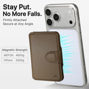 for MagSafe Wallet, Magnetic Phone Wallet RFID Blocking, Minimalist