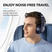 Soundcore by Anker Q20i Hybrid Active Noise Cancelling Headphones, Black