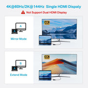 ACASIS USB C Hub 10Gbps, USB C to 4K 60Hz HDMI Adapter for Laptop/MacBook
