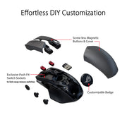 ASUS ROG Spatha X Wireless Gaming Mouse – MMO/MOBA Design, 12 Programmable Buttons, Right-Handed, 168g, Dual-Mode (Wired/2.4GHz), 19K DPI, up to 67Hr Battery, Magnetic Charging Dock, PC/Mac Support