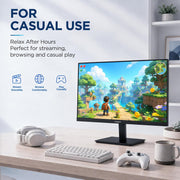 KOORUI 24" FHD IPS PC Monitor, 144Hz Adaptive Sync, Eye Care, Tilt Adjustable, HDMI & VGA, VESA Mount for Home Office, Streaming and Casual Gaming