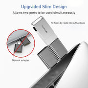 Basesailor USB C to USB Adapter 3Pack,USBC Male to USB 3.2 Female Converter