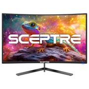 Sceptre 24-inch Prime Monitor Thin 1080p LED Monitor 99% sRGB 2x HDMI VGA Build-in Speakers, Machine Black (E248W-19203R 2025 Series)