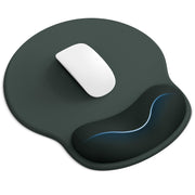 Mouse Pad with Wrist Rest for Desktop Large Ergonomic Mouse Mat(Black)