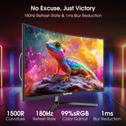 Sceptre 24-inch Prime Monitor Thin 1080p LED Monitor 99% sRGB 2x HDMI VGA Build-in Speakers, Machine Black (E248W-19203R 2025 Series)