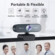 EMEET NOVA 4K Webcam for PC, Ultra 4K HD, PDAF Autofocus, Dual Omni Mics