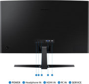 Samsung 27" Essential S3 (S36GD) Series FHD 1800R Curved Computer Monitor