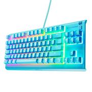 SteelSeries USB Apex 5 Hybrid Mechanical Gaming Keyboard – Per-Key RGB Illumination – Aircraft Grade Aluminum Alloy Frame – OLED Smart Display (Hybrid Blue Switch)