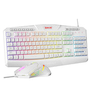 Redragon S101M-KS Gaming Keyboard and Mouse Wireless with Tri-Mode, RGB Keyboard and 4800 DPI Gaming Mouse, 10 Independent Multimedia Keys for Wins, PC, Computer, Wireless S101 Ideal for Gamer