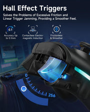 EasySMX X15 Wireless PC Controller for Gaming, Hall Effect Joysticks