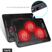 havit HV-F2056 Laptop Cooling Pad for 15.6-17 Inch Laptops, Black