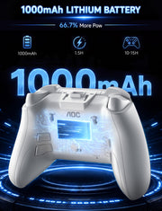 AOC PC Controller with Interactive Screen, Hall Effect Sticks & Triggers