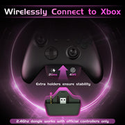 Gvyugke Wireless Gaming Headset for Xbox Series X/S, Xbox One, PS5 - Black
