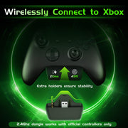 Gvyugke Wireless Gaming Headset for Xbox Series X/S, Xbox One, PS5 - Black
