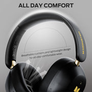 Monster Persona 6th ANC Active Noise Cancelling Headphones, Bluetooth Headphones Over Ear with Bluetooth 6.0, 60H Playtime, HiFi Stereo Audio, 3 EQ Modes, Wireless Headphones for Work Travel, White