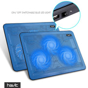 havit HV-F2056 Laptop Cooling Pad for 15.6-17 Inch Laptops, Black