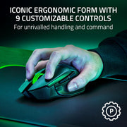 Razer Basilisk V3 X HyperSpeed Customizable Wireless Gaming Mouse, Black