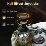 EasySMX X15 Wireless PC Controller for Gaming, Hall Effect Joysticks
