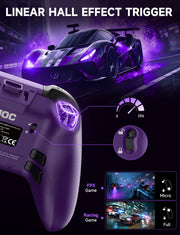 AOC PC Controller with Interactive Screen, Hall Effect Sticks & Triggers