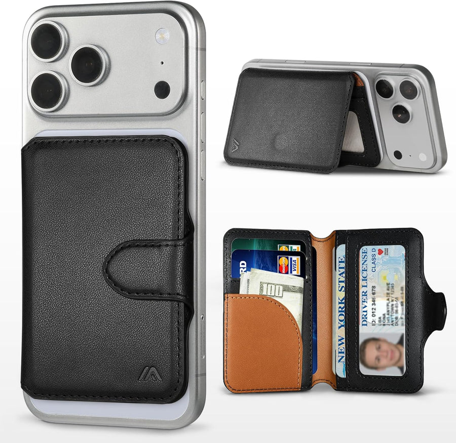 for MagSafe Wallet, Magnetic Phone Wallet RFID Blocking, Minimalist