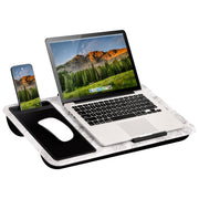 LAPGEAR Home Office Pro Lap Desk - Black Carbon, Fits 15.6” Laptops