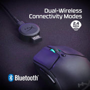 HyperX Pulsefire Haste 2 – Wireless Gaming Mouse- Ultra Lightweight, 61g, 100 Hour Battery Life, Dual Wireless Connectivity, Precision Sensor - Black