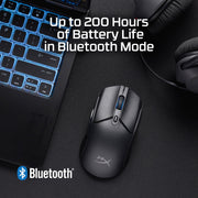 HyperX Pulsefire Haste 2 – Wireless Gaming Mouse- Ultra Lightweight, 61g, 100 Hour Battery Life, Dual Wireless Connectivity, Precision Sensor - Black